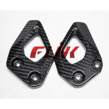 Fibra del carbón de la motocicleta parte las placas del talón (BM119) para BMW R1200GS 2013-2015